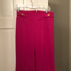 Wide legged pink pants